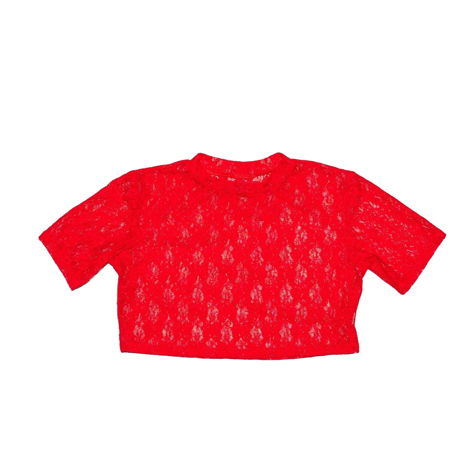 Red Lace Baby Tee