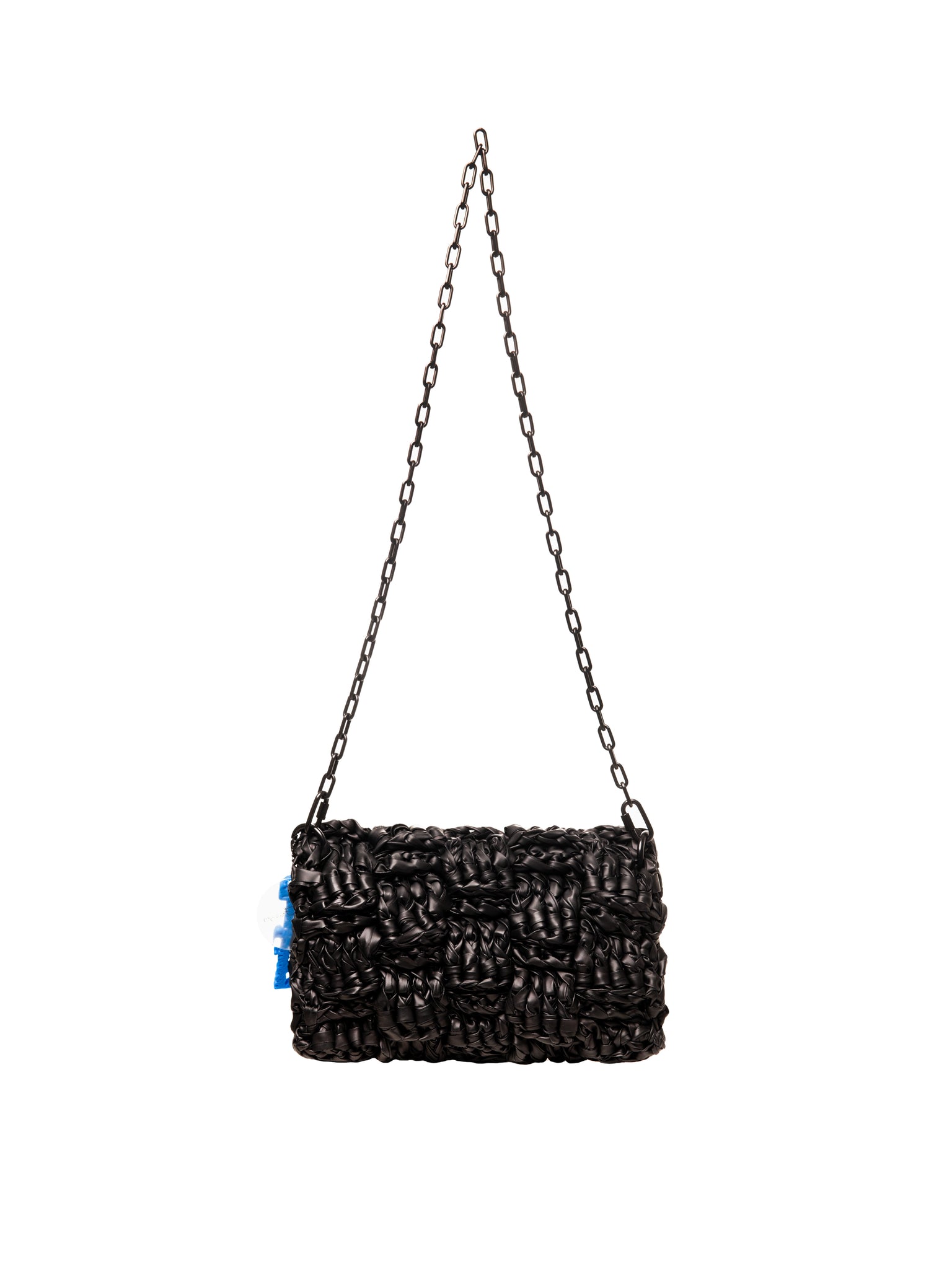 Black Basketweave Bag SM