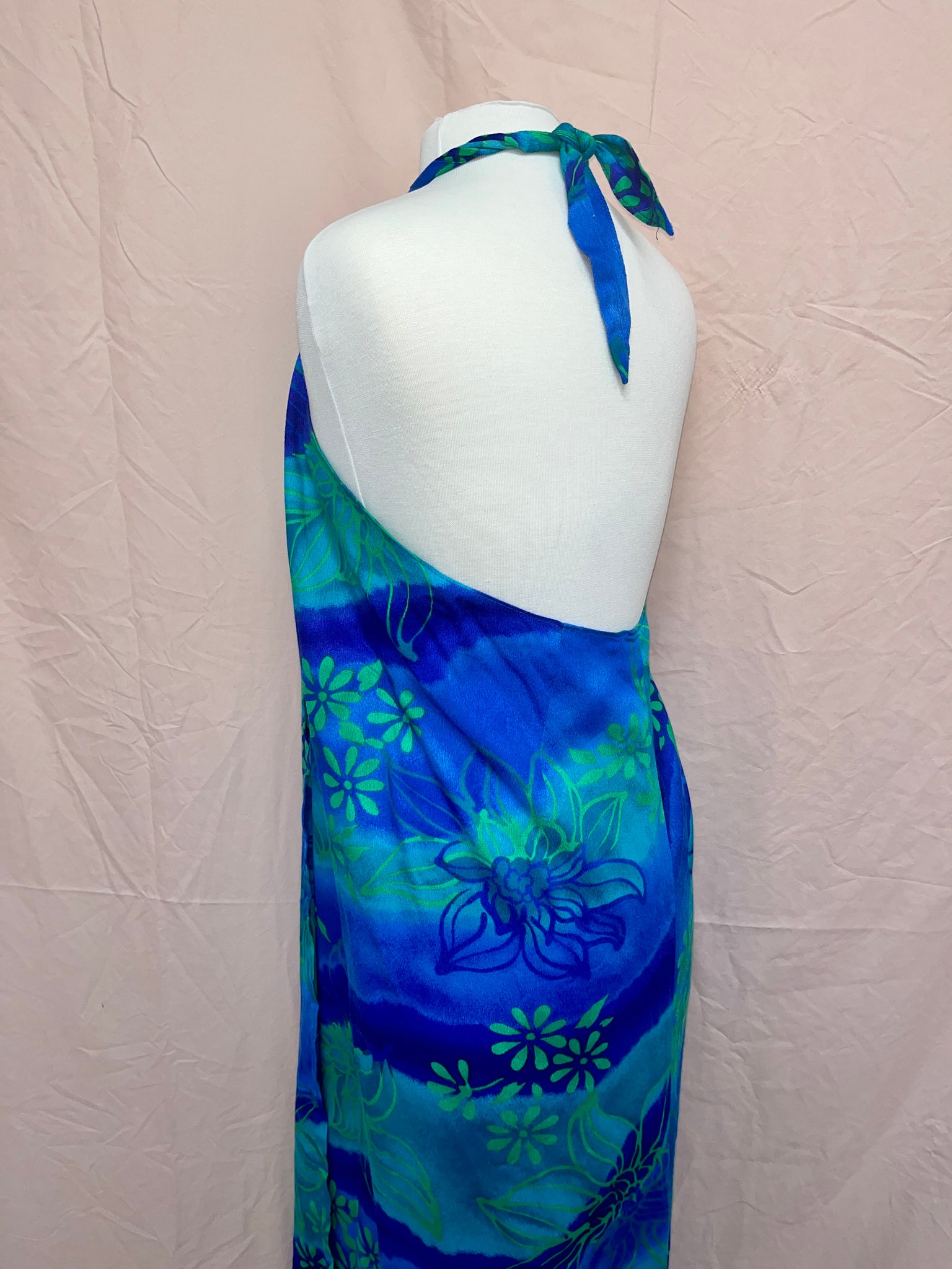 70s Hawaiian Wrap Dress