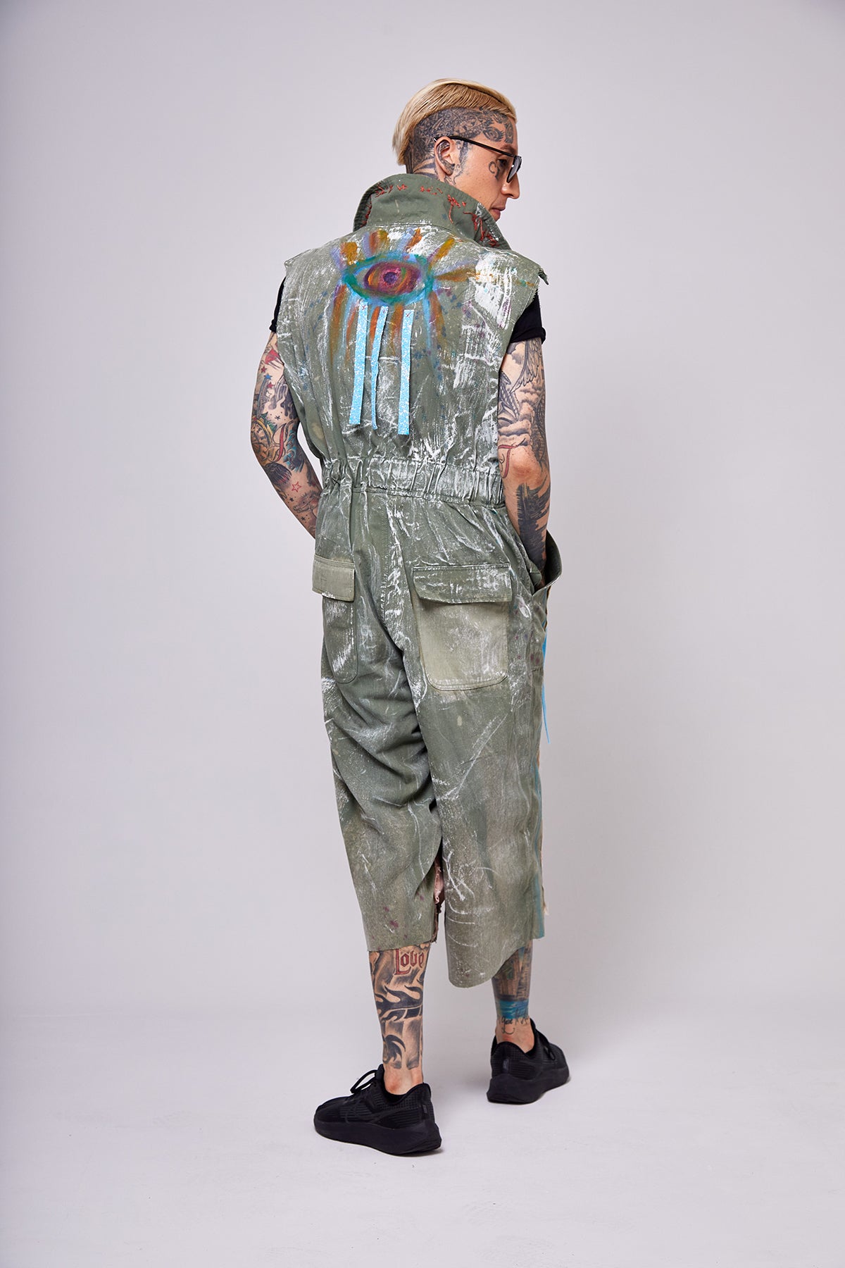 Reworked Multi-Colored Jumpsuit