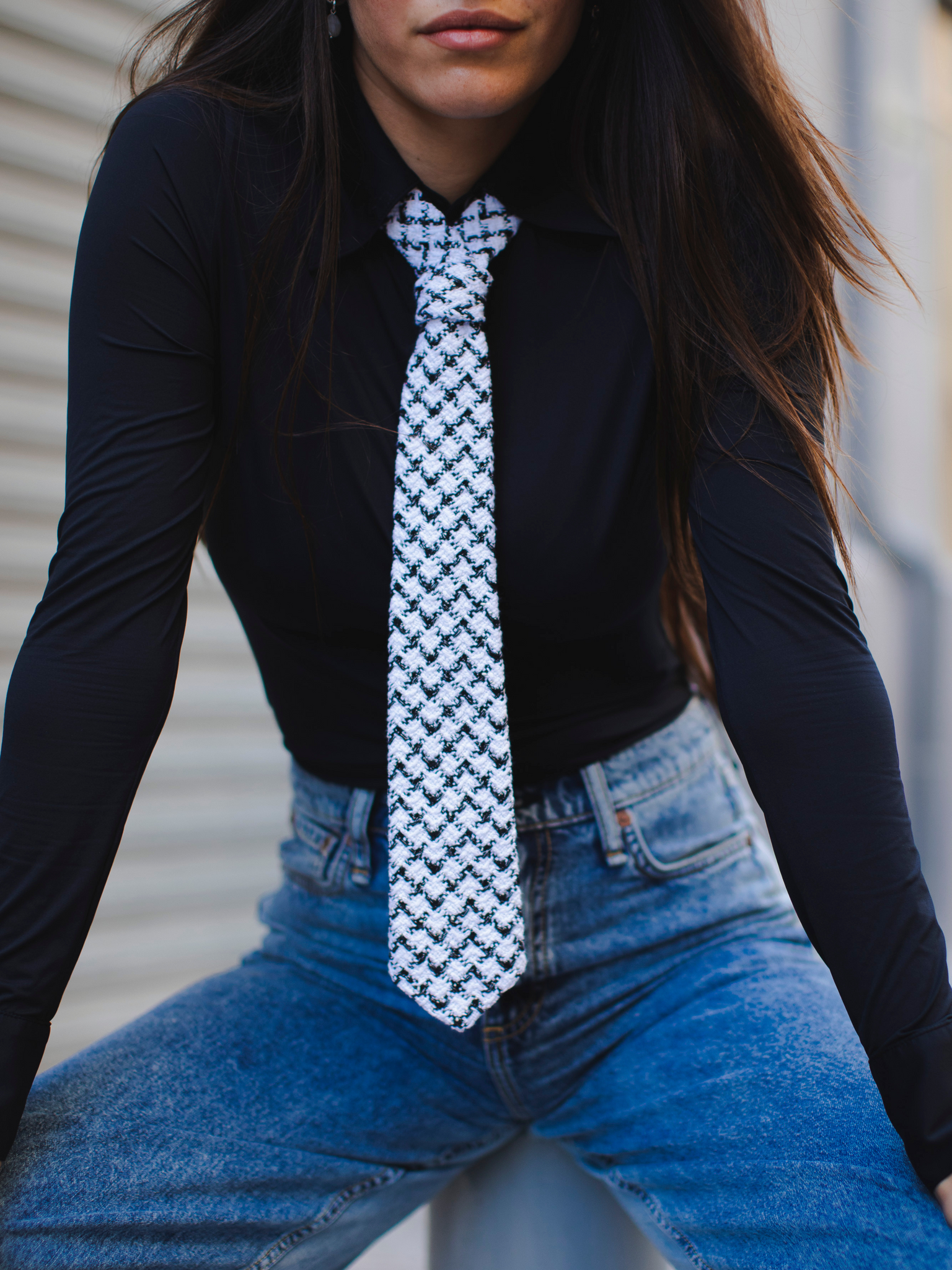 The Textured Houndstooth Classic