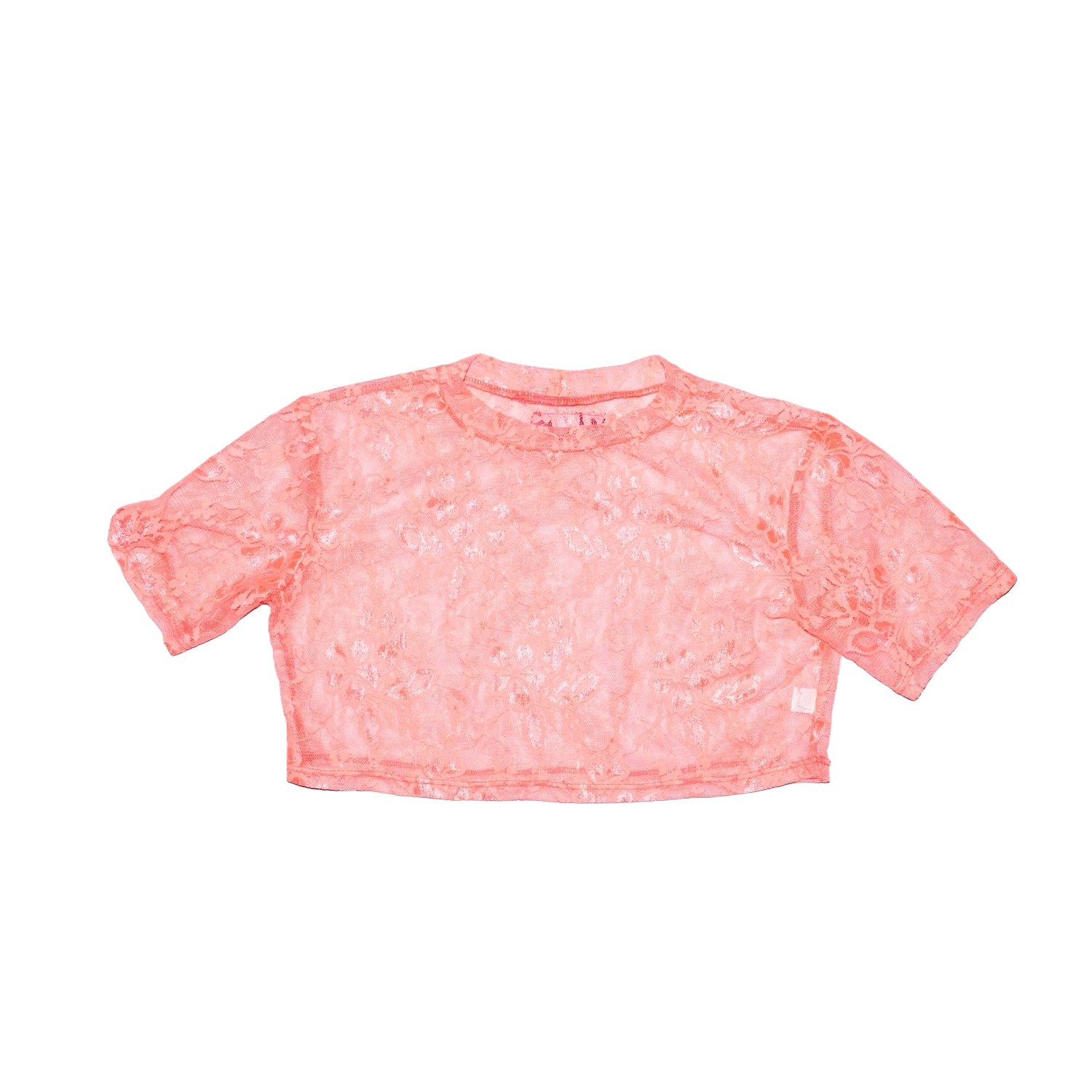 Pink Lace Baby Tee