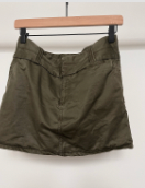 Y2K Army Green Mini Skirt