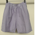 Vintage Purple Plaid Shorts