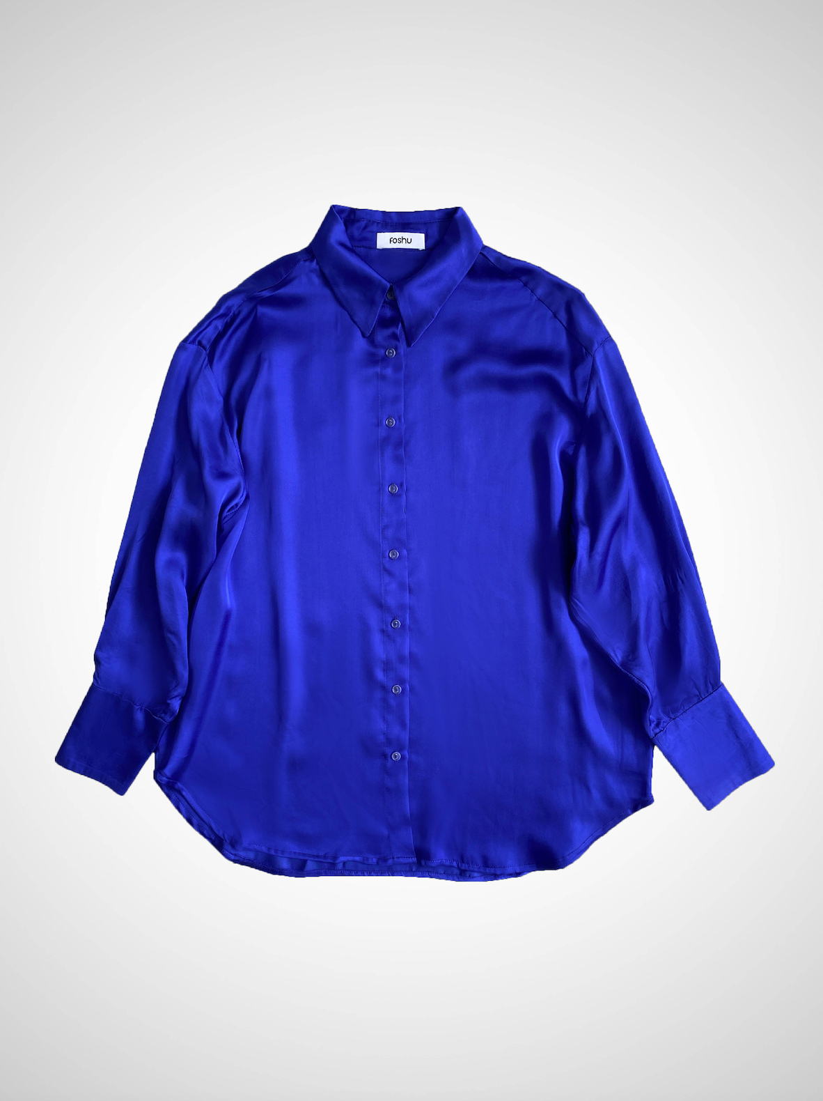 Royal Blue Button-Up Shirt