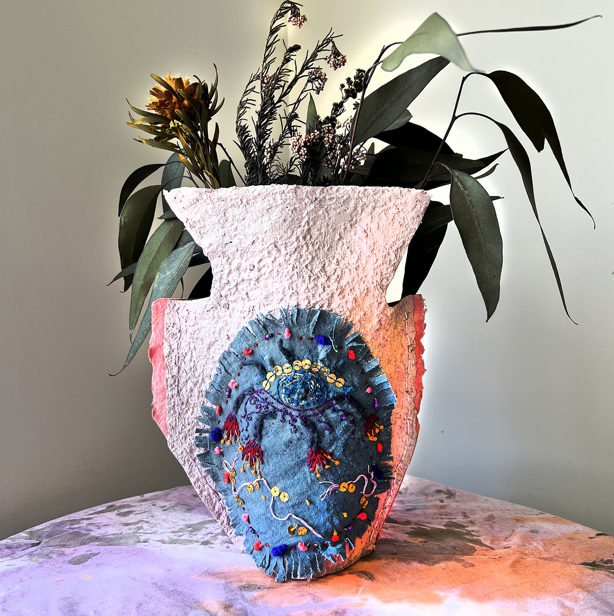 Watchful Eye Paper Vase (2022)
