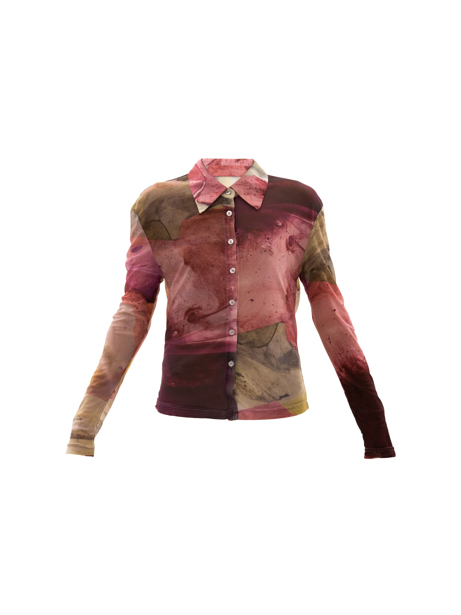 Pink Painting Blouse