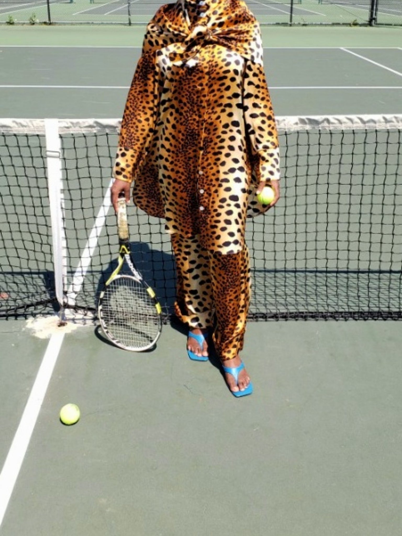Hannah Washable Silk Tunic Blouse In Leopard Print